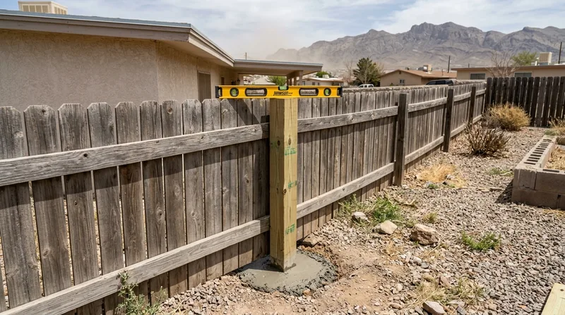 Fence Post Repair & Replacement El Paso
